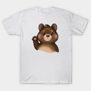 Cute Bear Drawing T-Shirt